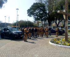 PM apreende arma de fogo e munições durante a XXIII Operação União em Araucária, na RMC
