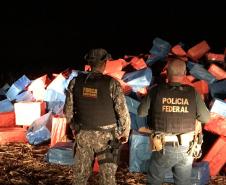 BPFron apreende 725 caixas de cigarros durante a Operação Hórus em Foz do Iguaçu (PR)