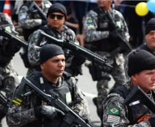 PM é representada em desfile de abertura da Semana da Pátria em São José dos Pinhais