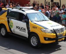 PM é representada em desfile de abertura da Semana da Pátria em São José dos Pinhais