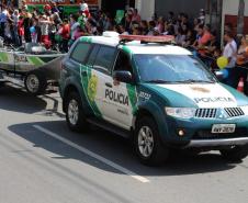 PM é representada em desfile de abertura da Semana da Pátria em São José dos Pinhais