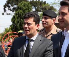  Agenda do ministro Sérgio Moro é acompanhada pelo Comando-Geral da PM, em São José dos Pinhais 