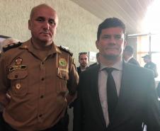  Agenda do ministro Sérgio Moro é acompanhada pelo Comando-Geral da PM, em São José dos Pinhais 