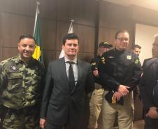  Agenda do ministro Sérgio Moro é acompanhada pelo Comando-Geral da PM, em São José dos Pinhais 