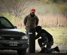 Integrante do Esquadrão Antibombas do PR participa do Curso de Reconhecimento, Tratamento e Destino Final de Artefatos Explosivos Regulamentares na Argentina
