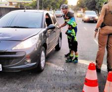 Em Cianorte, PM promove diversas ações durante a Semana Nacional do Trânsito