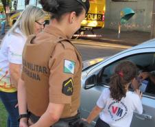 Em Cianorte, PM promove diversas ações durante a Semana Nacional do Trânsito
