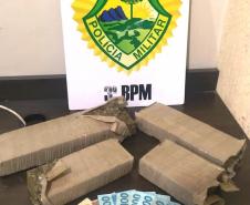 Em situações distintas, PM apreende espingarda e maconha após abordagem na região Sudoeste