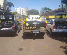 BPRv apreende uma arma de fogo e diversos produtos contrabandeados no Oeste do estado