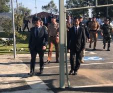  Agenda do ministro Sérgio Moro é acompanhada pelo Comando-Geral da PM, em São José dos Pinhais 