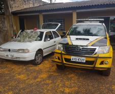 BPRv apreende 14,2 quilos de maconha na PR 180, em Cascavel