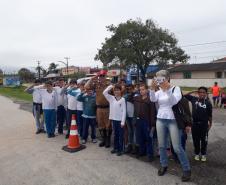 BPRv participa do projeto Escolas Lindeiras no Litoraldo estado 