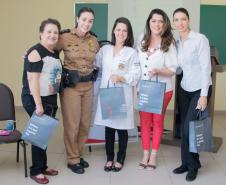 Palestra de conscientização ao câncer de mama é realizado na sede do 17° Batalhão em São José dos Pinhais (RMC)