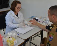 Batalhão da PM de Maringá e Colorado (PR) promove a V Ação de Saúde Preventiva para os policiais da unidade