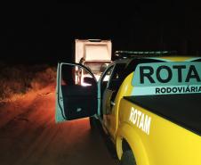 Caminhão carregado com caixas de cigarros é apreendido pelo BPRv em São Jorge do Patrocínio (PR)