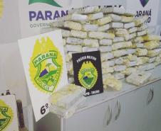 Denúncia leva a PM a apreende carga de cocaína avaliada em R$ 4 milhões no Oeste do estado