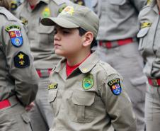 Corpo de Bombeiros do Paraná comemora 107 anos com entrega de medalhas e homenagens em Curitiba, na Capital do estado