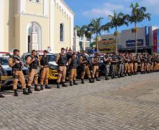 Força-tarefa do projeto Em Frente Brasil mobiliza 150 policiais para operação em São José dos Pinhais (PR)