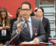 Corpo de Bombeiros do Paraná comemora 107 anos com entrega de medalhas e homenagens em Curitiba, na Capital do estado