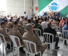 BPMOA recebe novo comandante em solenidade conduzida no aeroporto Bacacheri, em Curitiba