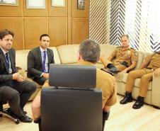 Representante da Caixa visita Quartel do Comando-Geral e agradece empenho da Corporação após desfecho de roubo a banco