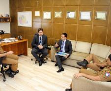 Representante da Caixa visita Quartel do Comando-Geral e agradece empenho da Corporação após desfecho de roubo a banco