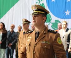 BPMOA recebe novo comandante em solenidade conduzida no aeroporto Bacacheri, em Curitiba