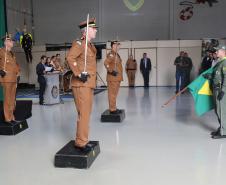 BPMOA recebe novo comandante em solenidade conduzida no aeroporto Bacacheri, em Curitiba