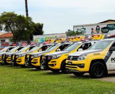 Mais de 240 policiais militares estão atuando na 2ª fase da Operação Todos Por um no bairro Cidade Industrial de Curitiba (CIC)