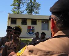 Evento alusivo ao 42º aniversário do 10º BPM reúne ex-comandantes da unidade em sua sede, em Apucarana (PR) 