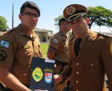 Evento alusivo ao 42º aniversário do 10º BPM reúne ex-comandantes da unidade em sua sede, em Apucarana (PR) 