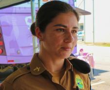 Batalhão da PM promove manhã com informações e exames para policiais femininas de Curitiba