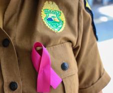 Batalhão da PM promove manhã com informações e exames para policiais femininas de Curitiba