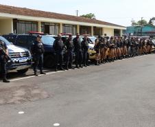 Operação Integrada entre Polícia Militar, Força Nacional e Guarda Municipal coloca mais de 100 policiais nas ruas de São José dos Pinhais