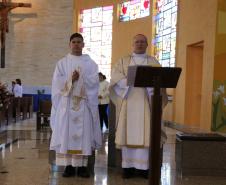 Polícia Militar do Paraná participa da Santa Missa de Páscoa dos Militares no Santuário São José Operário, em Curitiba
