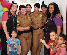 PM faz entrega de mais de 50 presentes para alunos do CMEI Professora Teruko Beltrão em Curitiba