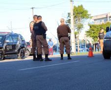 Ação conjunta entre Polícia Militar, Força Nacional e Guarda Municipal reforça segurança em São José dos Pinhais