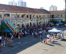 Dia das Crianças da PM no Quartel do Comando-Geral leva alegria, brincadeiras e brindes para 700 crianças