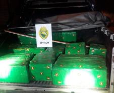 Caminhonete com quase 280 quilos de maconha é apreendida pelo BPFron no Oeste do estado