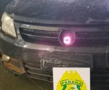 Veículo equipado com câmera infravermelho e carregado com cigarro é apreendido pelo BPFron no Oeste do estado