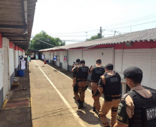 Policiais militares do 3° BPM participam de instrução prática de tiro policial em Pato Branco (PR)