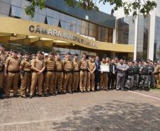 Câmara Municipal de Cascavel faz homenagem pelos 50 anos do 6º Batalhão