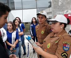 Feira de Profissões no SENAC de Paranaguá conta com a presença de policiais palestrantes