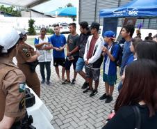 Feira de Profissões no SENAC de Paranaguá conta com a presença de policiais palestrantes