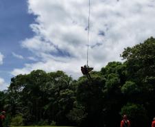 BPMOA resgata adolescente que caiu no Pico do Marumbi, em Morretes (PR)