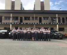 Quartel do Comando-Geral recebe delegação de São Paulo para aperfeiçoamento profissional em Curitiba (PR)