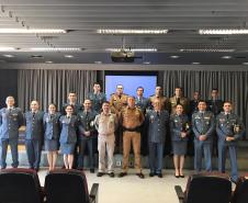Quartel do Comando-Geral recebe delegação de São Paulo para aperfeiçoamento profissional em Curitiba (PR)
