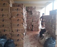 10 pessoas são encaminhadas e mais de 400 caixas de cigarro contrabandeado são apreendidas em situações distintas no Norte Pioneiro do Paraná