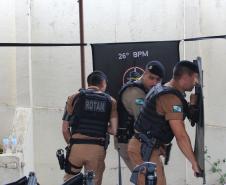 Crianças visitam sede do 26° Batalhão em Telêmaco Borba (PR), nos Campos Gerais