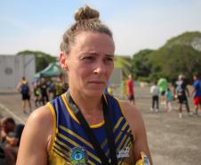 Dezenas de atletas participam do Desafio 10 Km do 17º Batalhão de Polícia Militar em São José dos Pinhais, na RMC